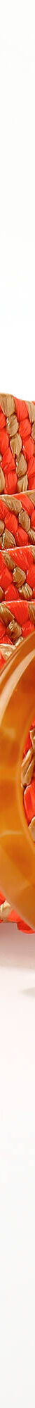 Ceinture raphia élastiquée écru/orange (écru / orange) Ceinture raphia élastiquée écru/orange (écru / orange)